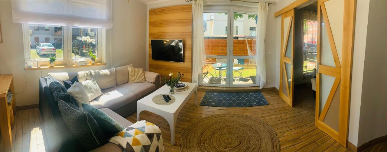 Malva Sun Dog Friendly Apartment With Garden Kołobrzeg Exteriör bild
